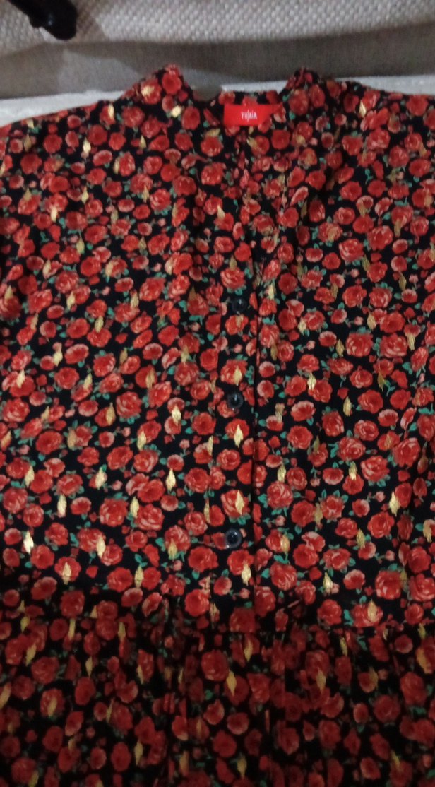 Çiçek Desenli Uzun Bohem Elbise - Görsel 4