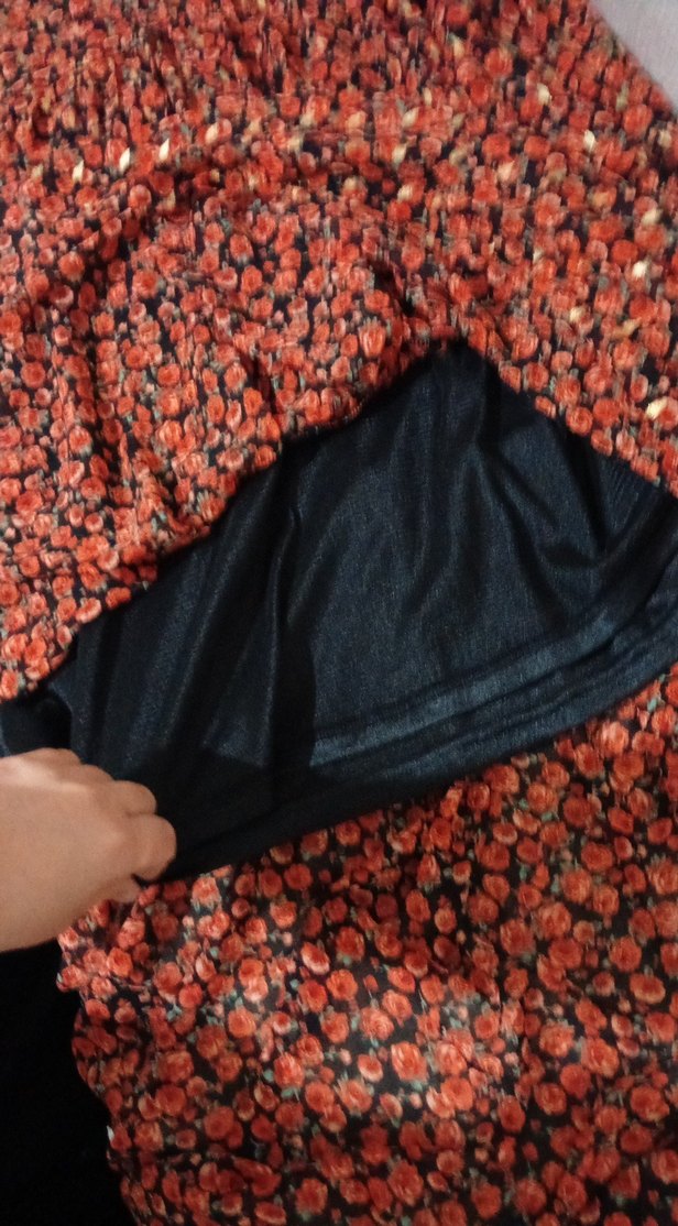 Çiçek Desenli Uzun Bohem Elbise - Görsel 3