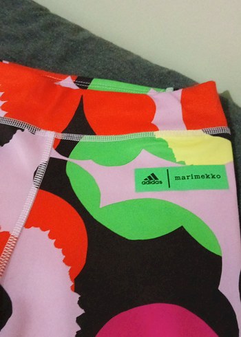 Renkli Baskılı Kız Tayt - Görsel 2