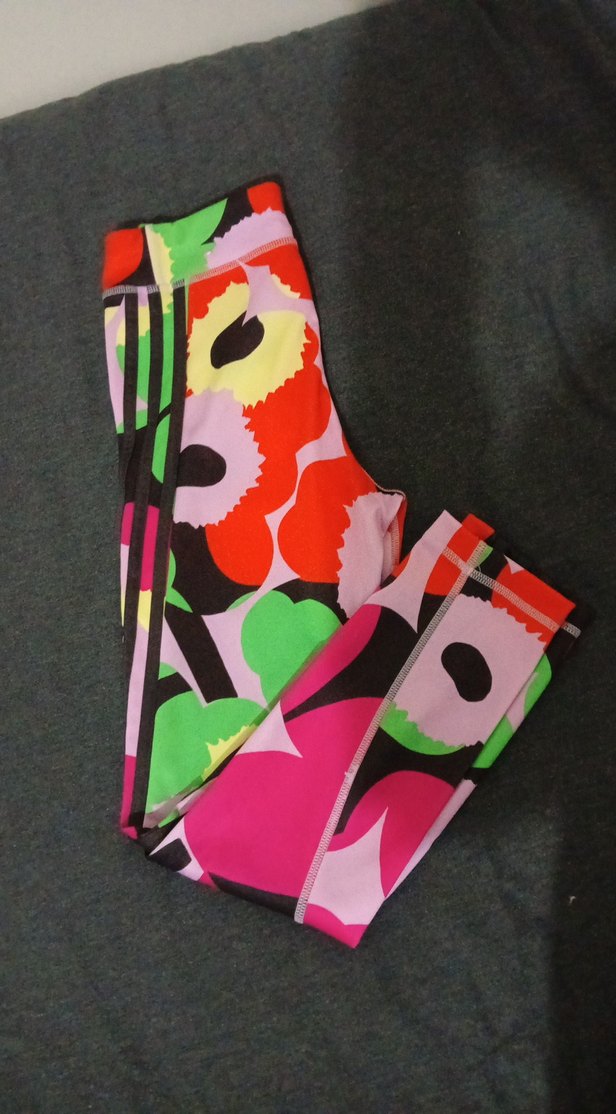 Renkli Baskılı Kız Tayt - Görsel 4