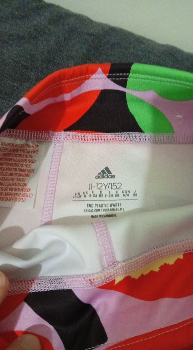 Renkli Baskılı Kız Tayt - Görsel 3