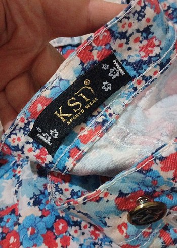 Çiçek Desenli Renkli çocuk Kumaş Pantolon - Görsel 3