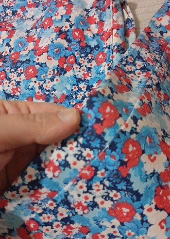 Çiçek Desenli Renkli çocuk Kumaş Pantolon - Görsel 2