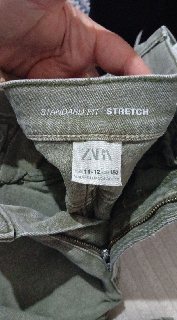 Yesil Kadın Kot Pantolon Bol Kesim - Görsel 3