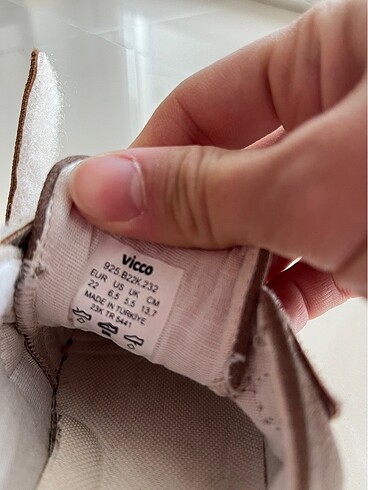 22 Beden camel Renk Vicco ışıklı ayakkabı