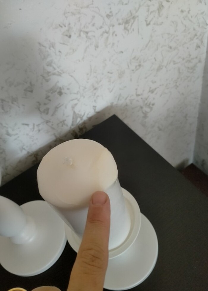 Ikea 2'li şamdan mumlarla birlikte - Görsel 4