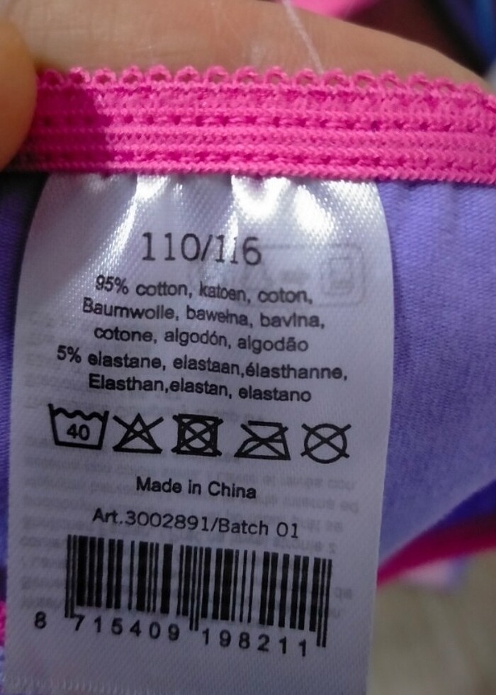 Yurtdışından alınma 3 adet çamaşır sıfır hiç kullanılmamış - Görsel 4