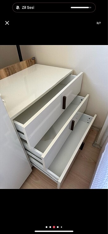 Aynalı şifonyer/Makyaj Aynası/Organizer