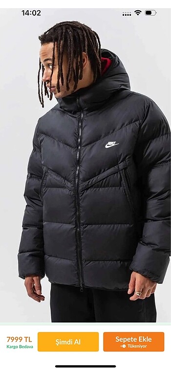 Erkek kaz tüyü mont-Nike Sportswear Storm-fit Windrunner Primalo