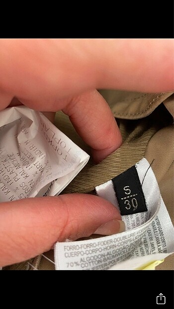 s Beden camel Renk Massimo dutti trençkot