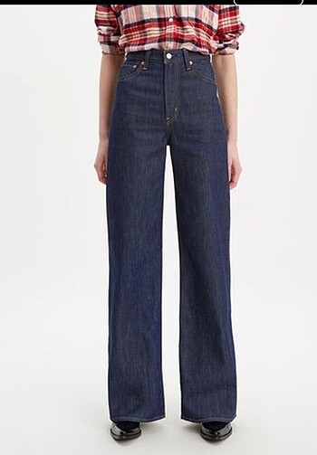 Orjinal Levis ribcage wide leg jean