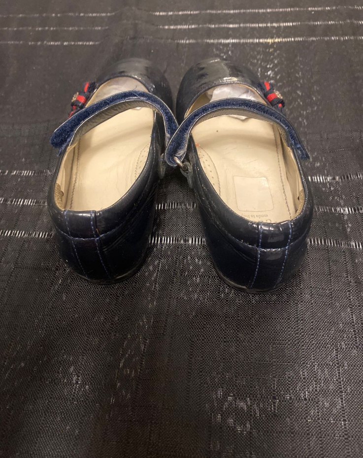 Kız Çocuk Lacivert Tokalı Babet Ayakkabı - Görsel 5