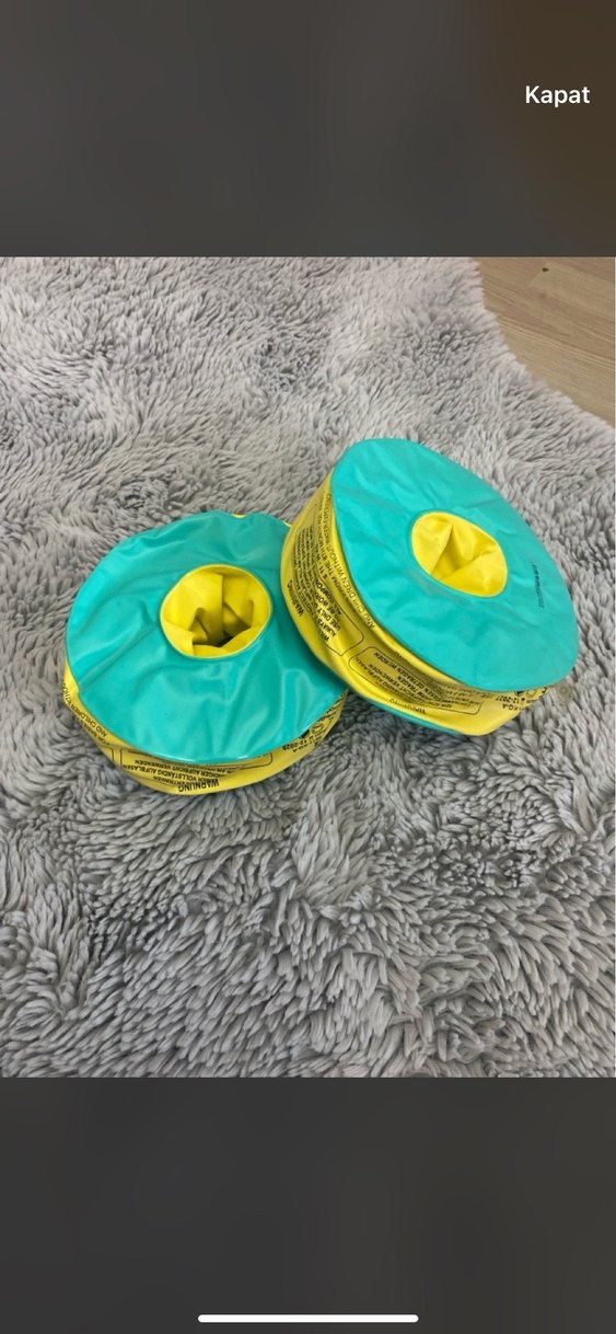 Turkuaz Renkli Çocuk Kollukları - Görsel 3