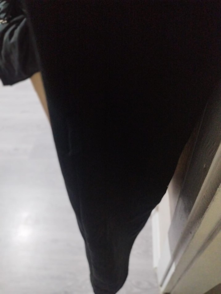 Kızlar için Siyah kadife Fermuarlı Tulum - Görsel 4