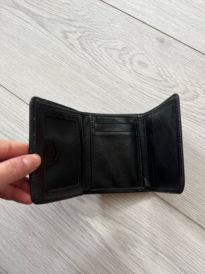 Siyah Minimalist Erkek Cüzdanı 8CM - Görsel 2