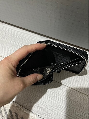 Beden siyah Renk Siyah fermuarlı cüzdan