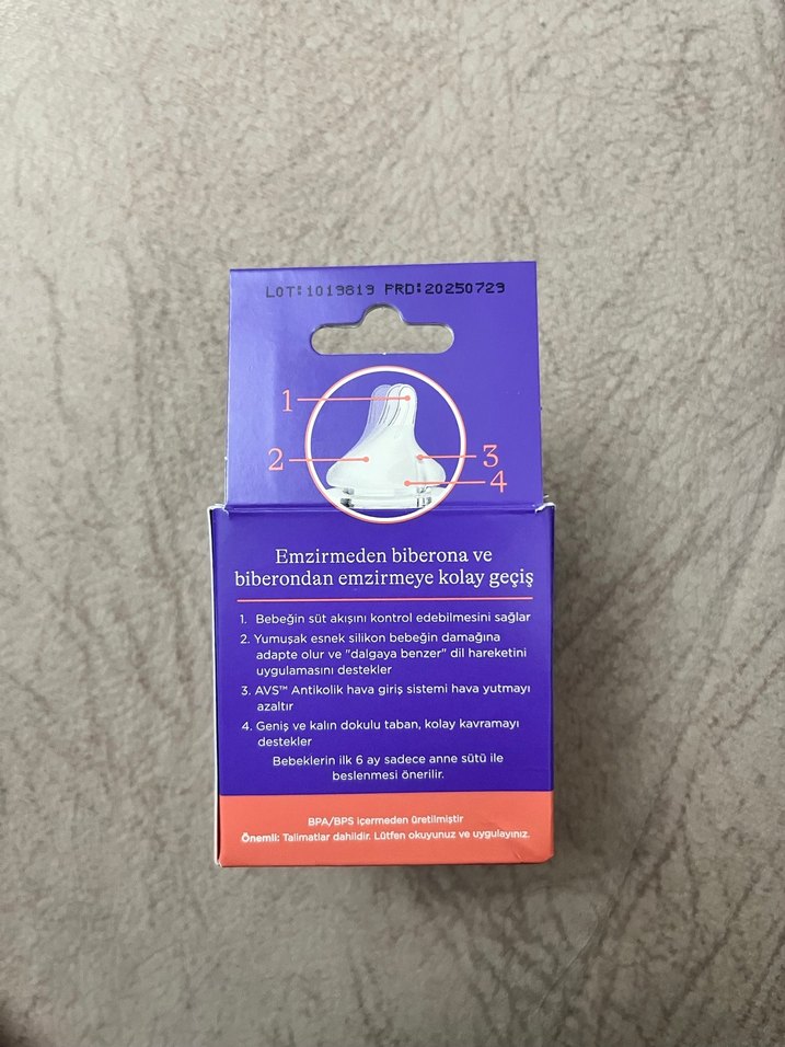 Lansinoh NaturalWave Bebek Biberon Emziği M - Görsel 3