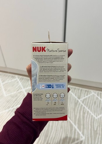 NUK Nature Sense Cam Bebek Biberonu S Boy - Görsel 3