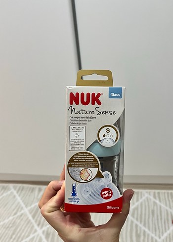 NUK Nature Sense Cam Bebek Biberonu S Boy - Görsel 6