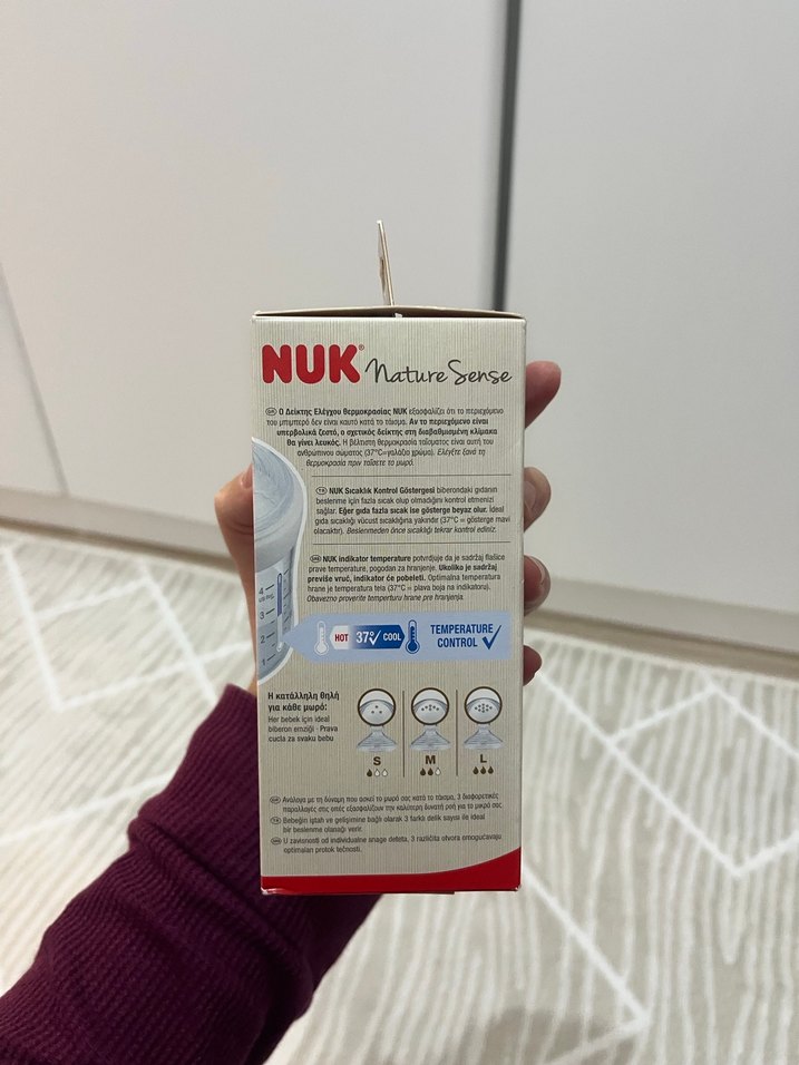 NUK Nature Sense Cam Bebek Biberonu S Boy - Görsel 3