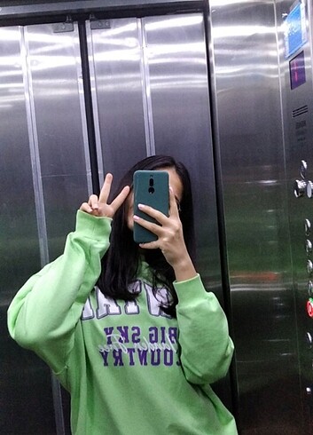 m Beden yeşil Renk grimelange sweatshirt