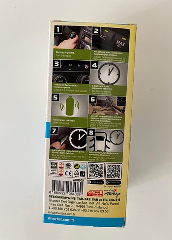 Divortex Limonlu Klima Koku Giderici 150ml - Görsel 2