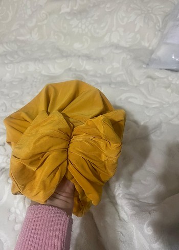 Camel Renkli Pamuklu Bohem Drapeli Kadın Bone - Görsel 3