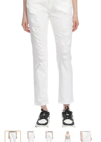Current Elliot Current Elliott Beyaz Denim Jean