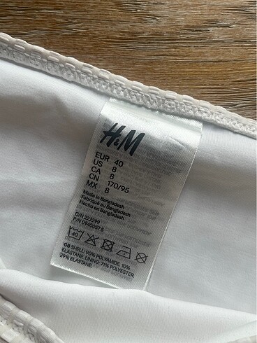 40 Beden H&M Beyaz Bikini Altı