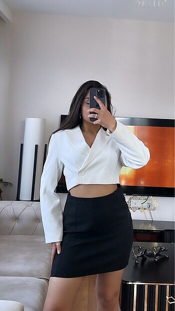 diğer Beden Blazer crop ceket