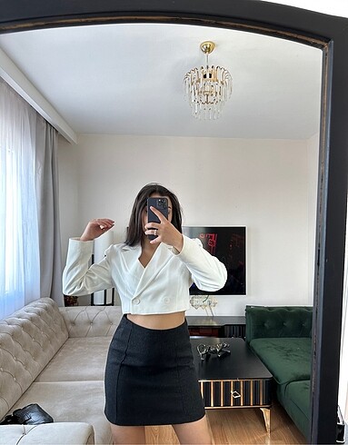 Diğer Blazer crop ceket