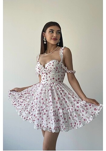 Sifon elbise