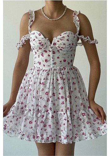 s Beden Sifon elbise
