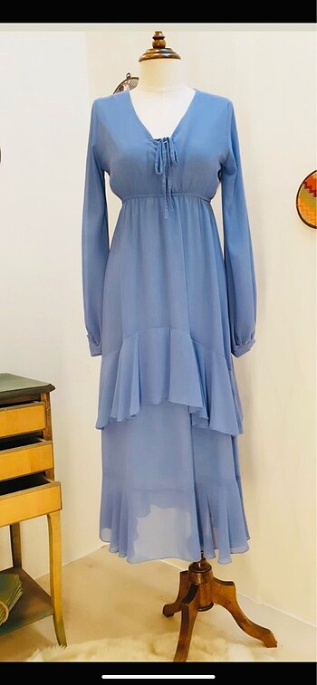 Sifon elbise
