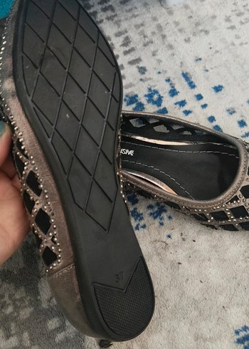 taşlı gri renk yanları transparan pencere detaylı babet - Görsel 3