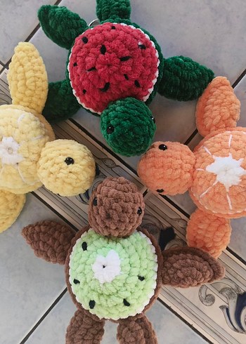 Renkli Peluş Kaplumbağa Oyuncakları - Görsel 6