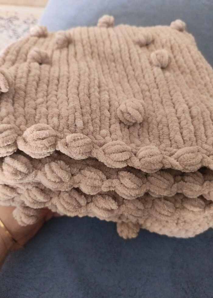 Popcorn bebek battaniyesi - Görsel 4