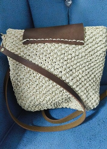 El örgüsü omuz kol çantası - Görsel 6