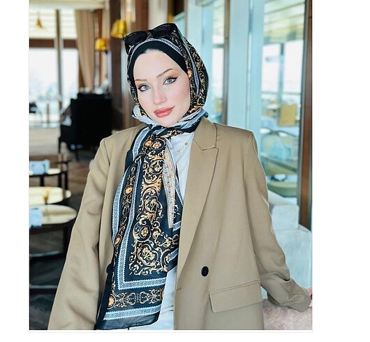 Versace pamuk ipek Şal