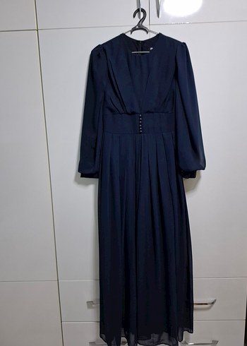 şifon tesettür elbise - Görsel 2