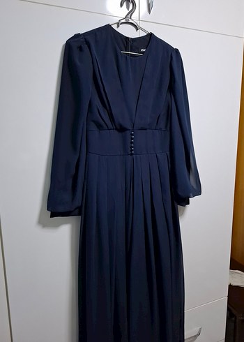 şifon tesettür elbise - Görsel 4