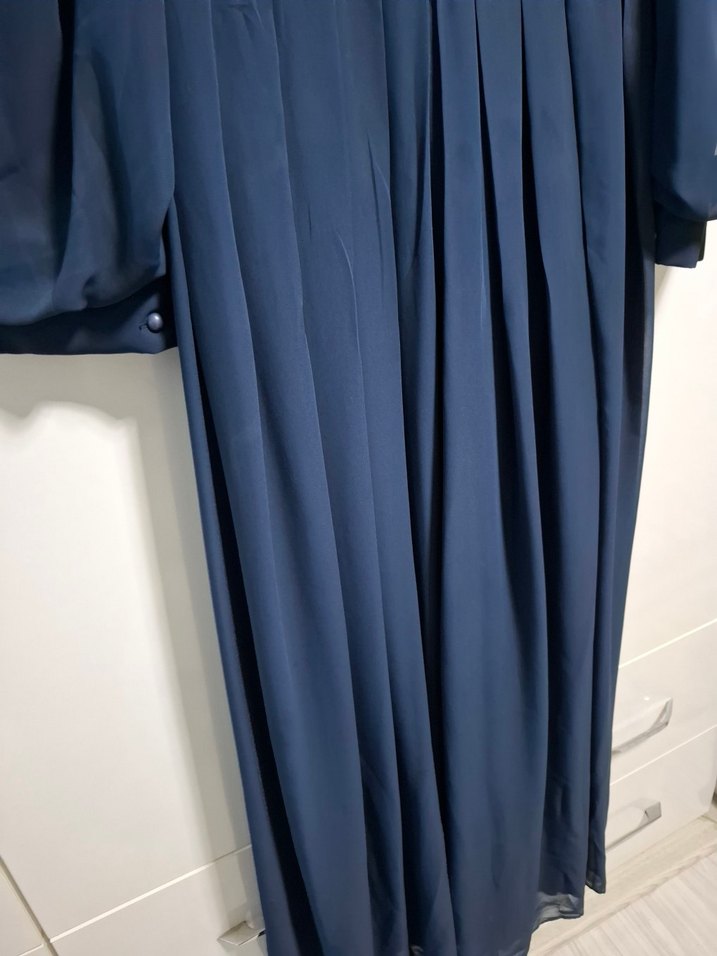 şifon tesettür elbise - Görsel 5