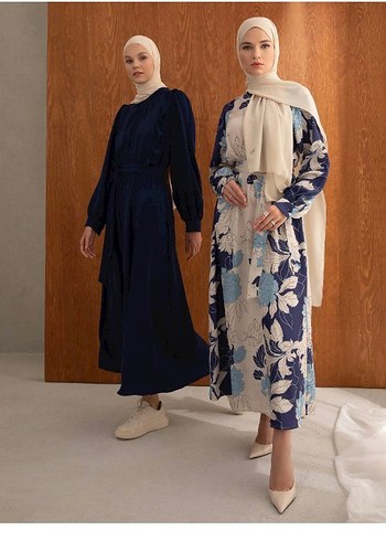 Uzun tesettür Elbise - Görsel 2