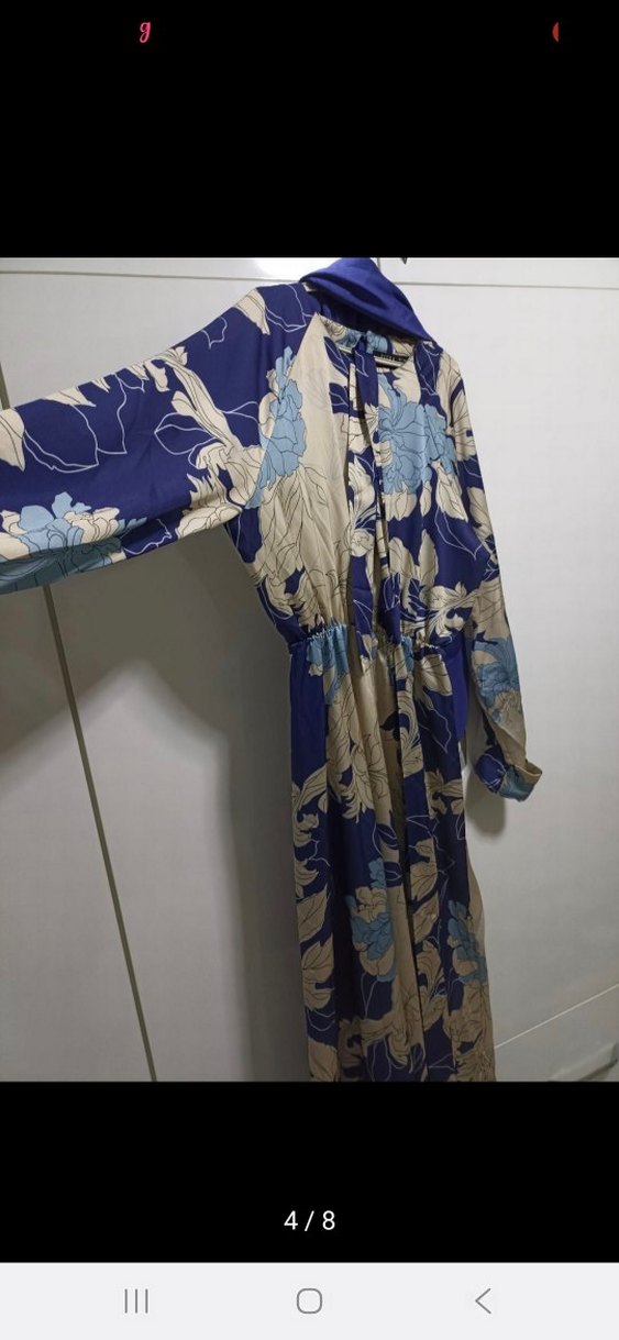 Uzun tesettür Elbise - Görsel 4