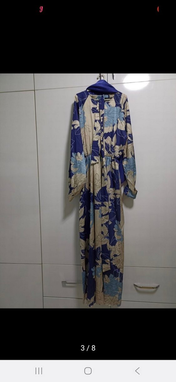 Uzun tesettür Elbise - Görsel 3