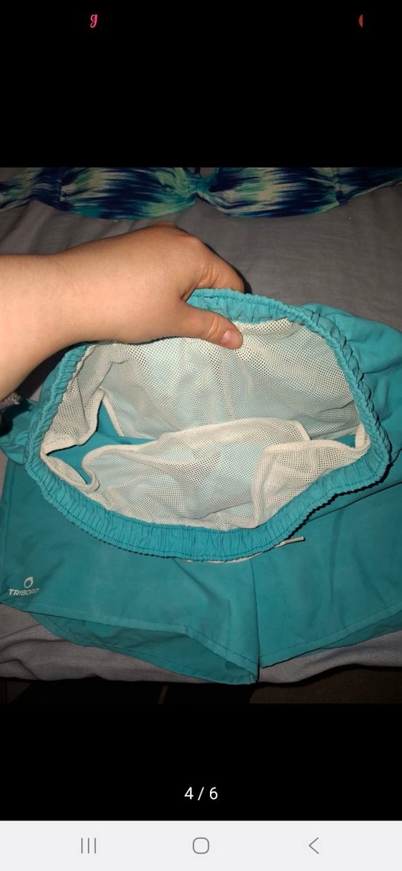 Turkuaz Mini Bağcıklı  bikini takım - Görsel 4