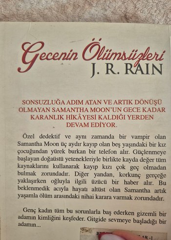 Gecenin Ölümstizleri - J. R. Rain
