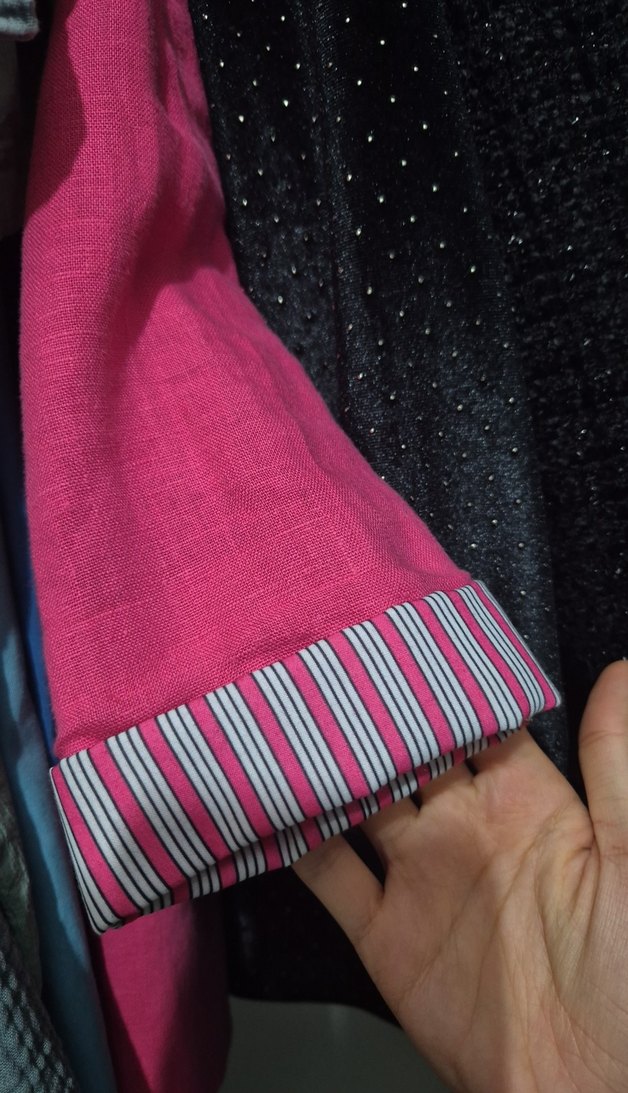 Kadın Pembe Uzun Kesim Blazer Takım - Görsel 4