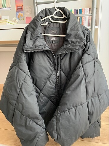 Mavi Jeans Oversize siyah şişme mont