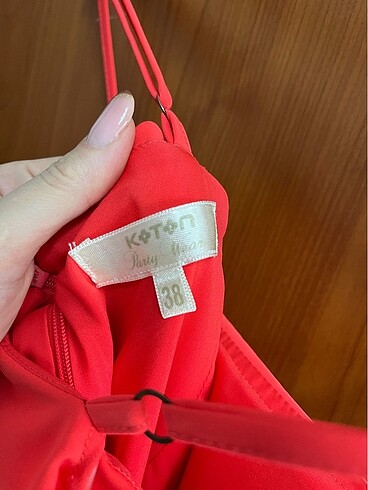 Koton Nar çiçeği rengi elbise